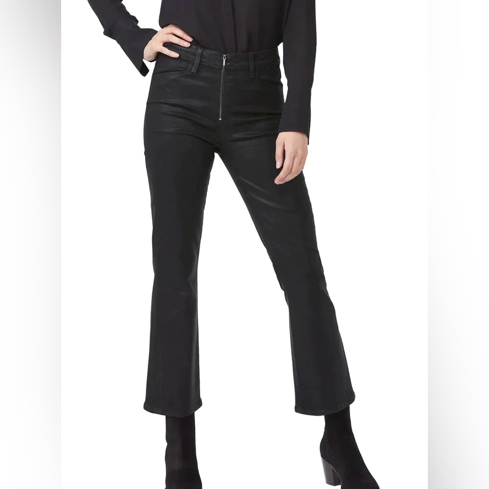 PAIGE Claudine coated denim